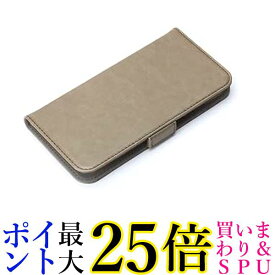 PGA iPhone 13用 MagSafe対応 抗菌フリップカバー ベージュ PG-21KMGFP02BE 送料無料 【G】