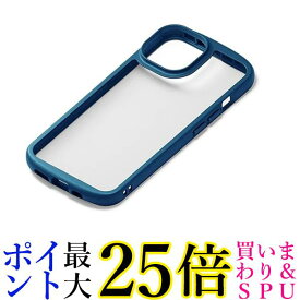 PGA Premium Style iPhone14 用 MagSafe充電器対応 クリアタフケース ネイビー PG-22KPT03NV 送料無料 【G】