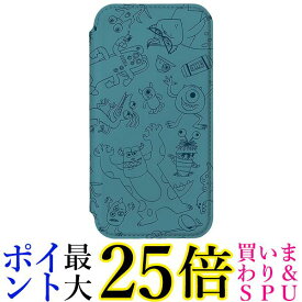 PGA Premium Style iPhone14Plus 用 ガラスフリップケース モンスターズ・インク PG-DGF22R04MOI 送料無料 【G】