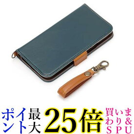 PGA Premium Style iPhone14Pro 用 フリップカバー ブルー PG-22QFP01BL 送料無料 【G】