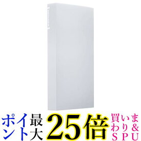 ナカバヤシ ポケットアルバム 超透明 3段 L判312枚収納 ホワイト CTPL-300-W 送料無料 【G】