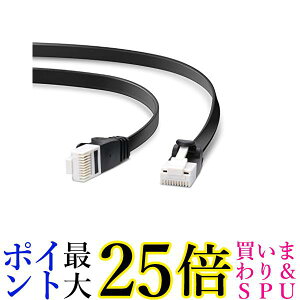 GR LANP[u CAT6A ܐ܂h~ tbg 10m ubN LD-GFAT BK100  yGz