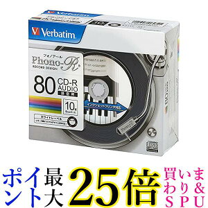 o[xC^Wp(Verbatim Japan) yp CD-R 80 10 R[h[x(CNWFbgΉ) Phono-R 48{ yGz