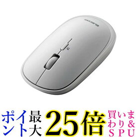 エレコム ワイヤレスマウス Bluetooth Slint M-TM10BBGY 薄型 静音 4ボタン プレゼンモード機能付 ポーチ付 Windows Mac 送料無料 【G】