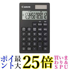 Canon ビジネス手帳型電卓 KS-12T-BK SOB 12桁 送料無料 【G】