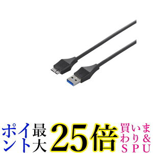 BUFFALO jo[TRlN^[ USB3.0 A to microB XP[u ubN 2m BSUAMBSU320BK  yGz