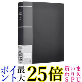 ナカバヤシ アルバム フォトグラフィリア KG判 200枚 2段 ブラック PHKG-1020-D 送料無料 【G】