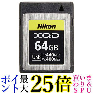 Nikon XQD[J[h 64GB MC-XQ64G  yGz