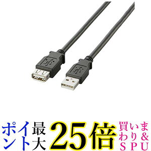 GR USBP[u USB2.0 A-AX^Cv 0.5m ubN U2C-E05BK  yGz
