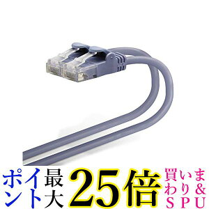GR LANP[u CAT6 0.3m ܐ܂h~RlN^ cat6 炩 u[ LD-GPY BU03  yGz