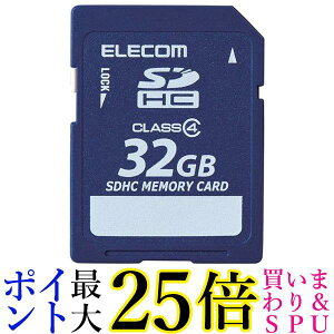 エレコム microSD 32GB Class4 データ復旧サービス MF-FSD032GC4R 送料無料 【G】