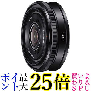 ソニー 広角単焦点レンズ APS-C FE 28mm F2 デジタル一眼カメラαEマウント用 純正レンズ SEL20F28 送料無料 【G】