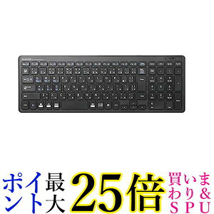 エレコム キーボード Bluetooth パンタグラフ コンパクトキーボード Windows・Mac・iOS・Android対応 ブラック TK-FBP101BK 送料無料 【G】
