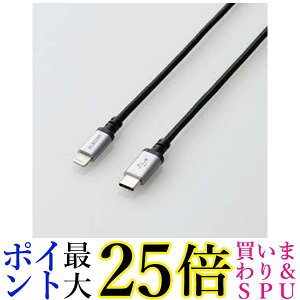 GR MPA-CLS12BK USB C-LightningP[u ϋv 1.2m ubN  yGz