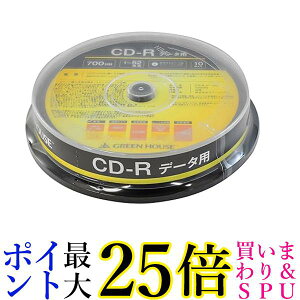 O[nEX CD-R fBA (f[^p) e 700MB zCg[x 10  Xsh GH-CDRDA10  yGz