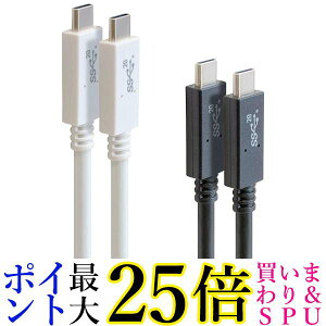 Sbp USB3.2Gen2x2 ΉType-C USBP[u 100cm USB PowerDeliveryő100Wi20V5A) zCg GP-CCU325A10MW  yGz