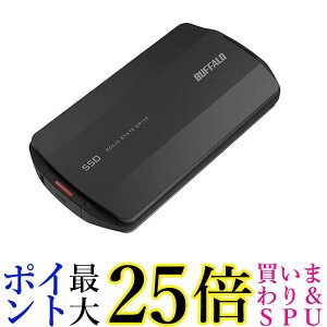 バッファロー SSD-PHP2.0U3-BA PC対応 USB3.2AC対応 SSD 2TB ブラック 送料無料 【G】