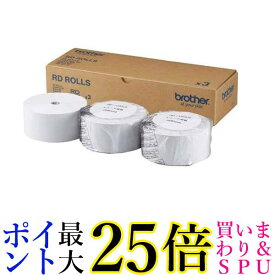 ブラザー TD-2130N2130NSA用 レシート用紙 3ロール入り RD-U03J5 送料無料 【G】