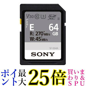 \j[ SONY SDXC [J[h 64GB SF-E64A Class10 UHS-IIΉ  yGz