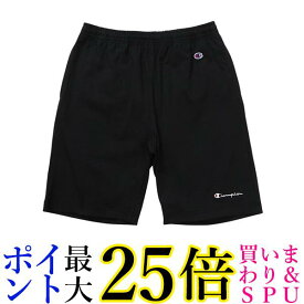 チャンピオン C3-X518 メンズ ブラック M ショートパンツ ハーフパンツ 綿100% COTTON USA ヘビーウェイト 無地 送料無料 【G】