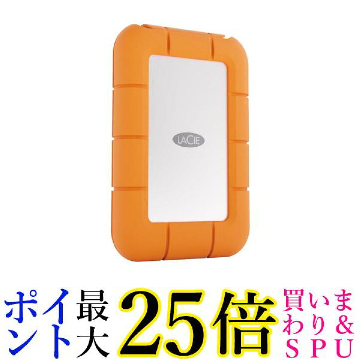 楽天市場】LaCie STMF500400 外付けSSD 500GB Rugged mini SSD  