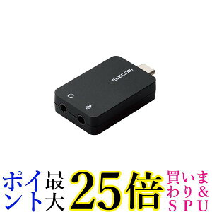 GR USB-CADC01BK ubN I[fBI ϊA_v^ USB ^Cvc - 3.5mm XeI~jWbN  yGz