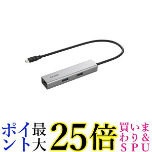 obt@[ USB-C 5|[g PDΉ Vo[ LUD-U3-CU301SV 1  yGz