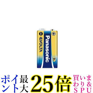 パナソニック 乾電池 エボルタ アルカリ乾電池 9V形 1本パック 6LR61EJ 1S 送料無料 【G】