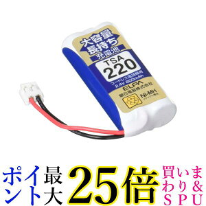 Gp eʒ[dr pCIjAi 2.4V 800mAh jbPf[dr TSA-220  yGz