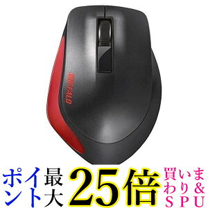 iBUFFALO Premium Fit ���C�����XBlueLED�}�E�X BSMBW300MRD