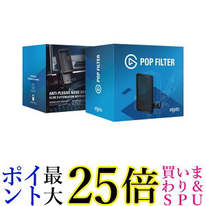 �G���K�g Elgato Wave Pop Filter �j�􉹖h�~�|�b�v�K�[�h 10MAD9901