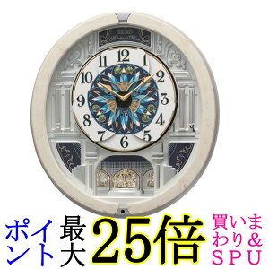 セイコークロック(Seiko Clock) 掛け時計 クオーツ時計 からくり時計 アナログ トリプルセレクション メロディ 443×405×98mm RE604A