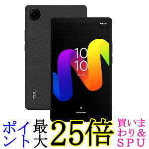 TCL �^�u���b�g TAB 8 Gen2 8.7�C���` 6000mAh�o�b�e���[ �d��330g ����8.35mm ��ʐ�L����86�p�[�Z���g �h���h�oIP54 �u���b�N