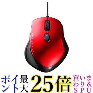 iBUFFALO �L�� BlueLED 5�{�^�� NEOFIT�}�E�X BSMBU510SRD