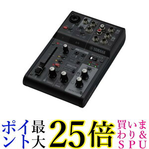 YAMAHA ���C�u�X�g���[�~���O �~�L�T�[ AG03MK2 �u���b�N