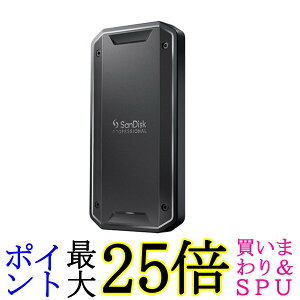 SanDisk Professional 4TB PRO-G40 SSD - �ő�3000MB �b�AThunderbolt 3 40Gbps�AUSB-C 10Gbps�AIP68�h�o �ϐ���