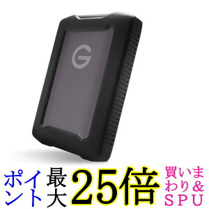 SanDisk Professional 2TB G-Drive ArmorATD - ���őϋv���̂���|�[�^�u���O�t���n�[�h�h���C�u HDD�AUSB-C�AUSB 3.2 Gen 1 - SDPH81G-002T-GBA1D