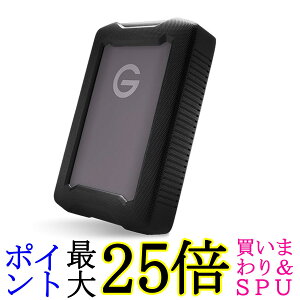 SanDisk Professional 4TB G-Drive ArmorATD - ���őϋv���̂���|�[�^�u���O�t���n�[�h�h���C�u HDD�AUSB-C�AUSB 3.2 Gen 1 - SDPH81G-004T-GBA1D