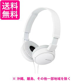 SONY ヘッドホン ZX MDR-ZX110(W)