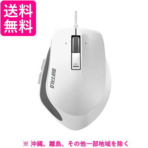 iBUFFALO �L�� BlueLED �v���~�A���t�B�b�g�}�E�X M�T�C�Y �z���C�g BSMBU500MWH