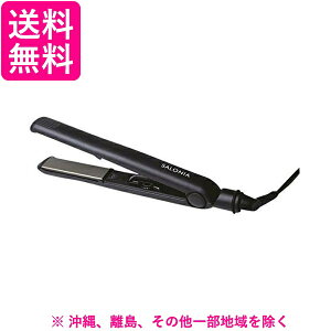 メインライン SALONIA ダブルイオン ストレートアイロン ブラ