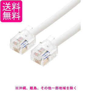 ~V MCO db@R[h 66c 64c 62cΉ RJ11 3m  DC-603WH