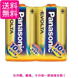 パナソニック エボルタ 単1形アルカリ乾電池 2本パック LR20EJ2SE