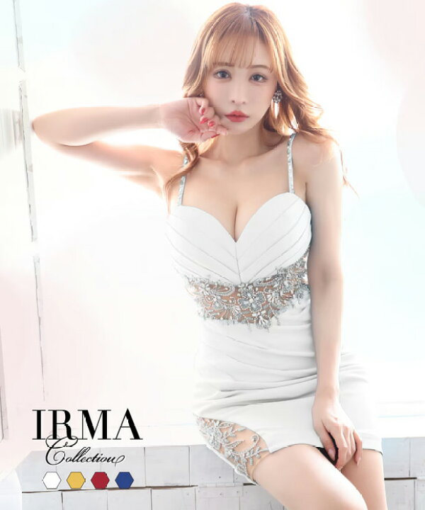 楽天市場】【2000円OFFクーポン対象】 IRMA ドレス 31480 キャバドレス 