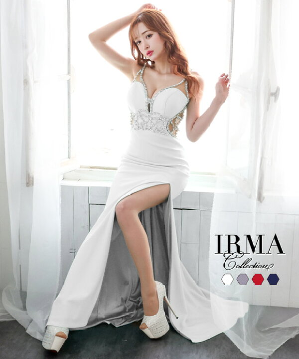楽天市場】【2000円OFFクーポン対象】 IRMA ドレス 21237 キャバドレス  