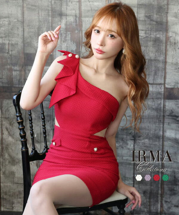 楽天市場】【2000円OFFクーポン対象】 IRMA ドレス 35903 キャバドレス  