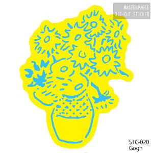 マトカ MASTERPIECE スマホステッカー おしゃれ かわいい 美術 アート 名画 カッコいい 文具 文房具 文具女子 ごほうび | MASTERPIECE DIE-CUT STICKER マスターピース ダイカットステッカー | MATOKA エル