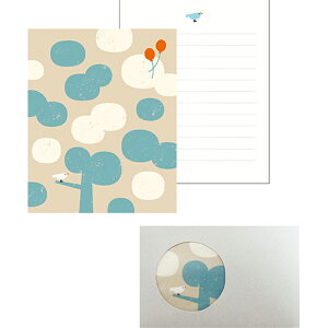 レターセット 手紙 便箋 封筒 おしゃれ かわいい フィンランド 北欧 人気 ギフト お祝い 誕生日 Tarina 動物 MATOKA マトカ