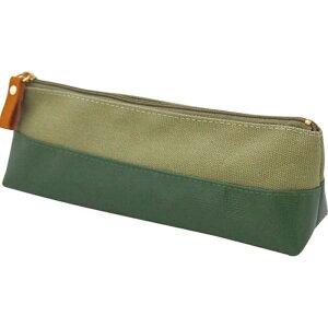 TRAVAS ペンケース 筆箱 | 白 赤 黄色 青 カーキ 黒 W190×H60×D50mm シンプル 丈夫 コーティング ターポリン おしゃれ 大人 使いやすい 新生活 学生 社会人 お祝い プレゼント 学用品 入学祝 文房具