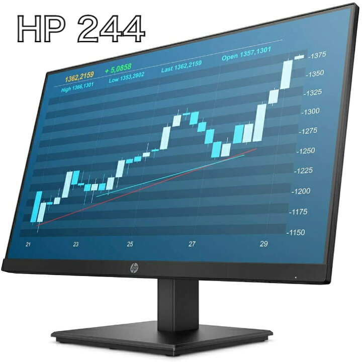 楽天市場】HP ProDisplay 23.8インチワイドモニター P244 中古 